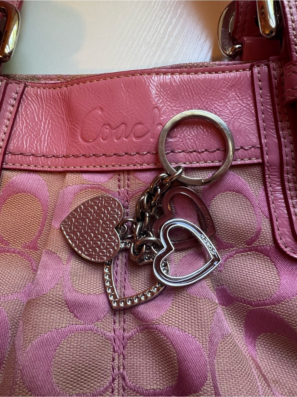 coach bag charm